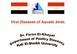 Viral Diseases of Aquatic birds.
 