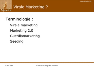 Marketing ? Welke effecten wil ik veroorzaken bij mijn doelgroep(en) ? 