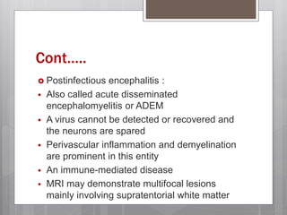 Viral encephalitis