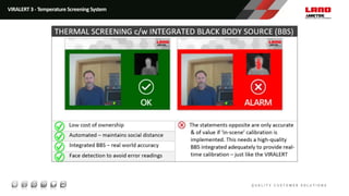 VIRALERT 3 - Temperature Screening System
 