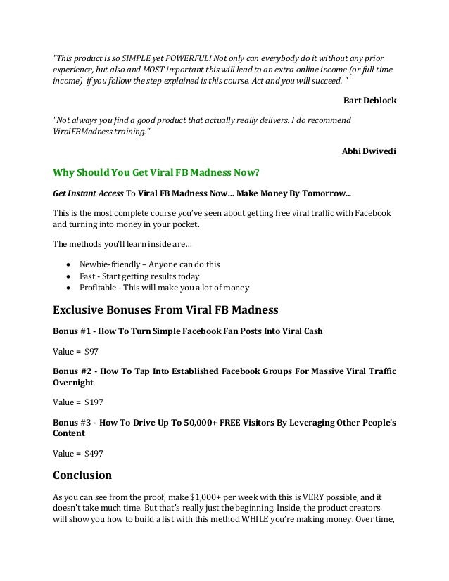 Viral Fb Madness Review And 30000 Bonus Viral Fb Madness 80 Disco - george nieves 6