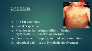 Morbiliform Rash Fever Viral Infections disease of oral cavity- | PPTX