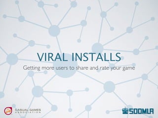 Getting more users to share and rate your game
VIRAL INSTALLS
 