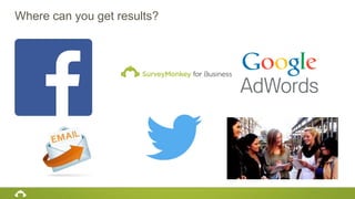 Where can you get results?
 