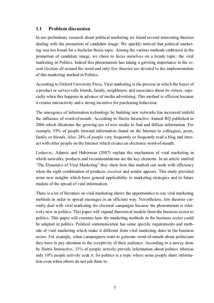 Research paper viral marketing