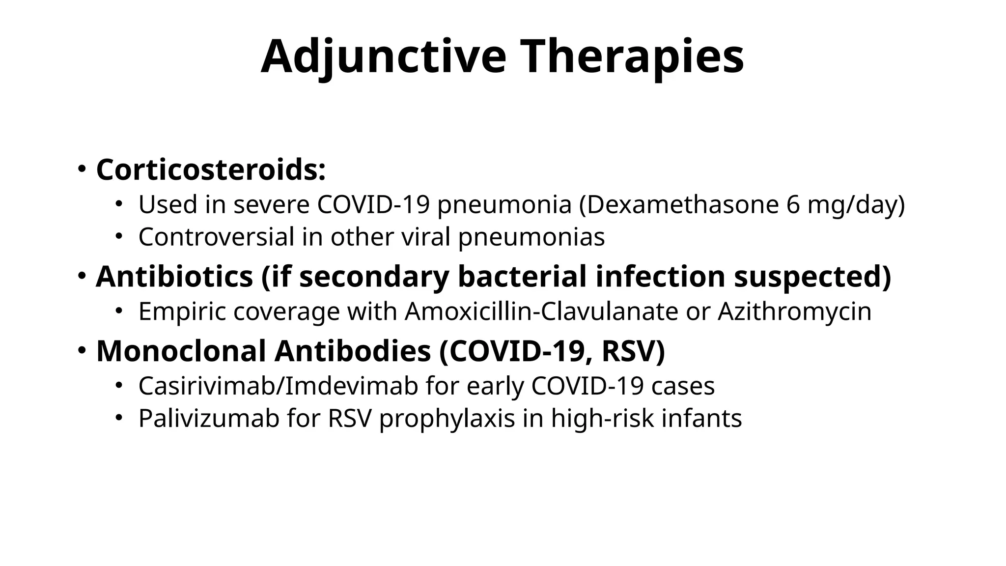 Viral pneumonia and its treatment and management | PPTX