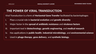 Viral Transduction: Types, Mechanism, and Its Role in Gene Transfer | PPTX