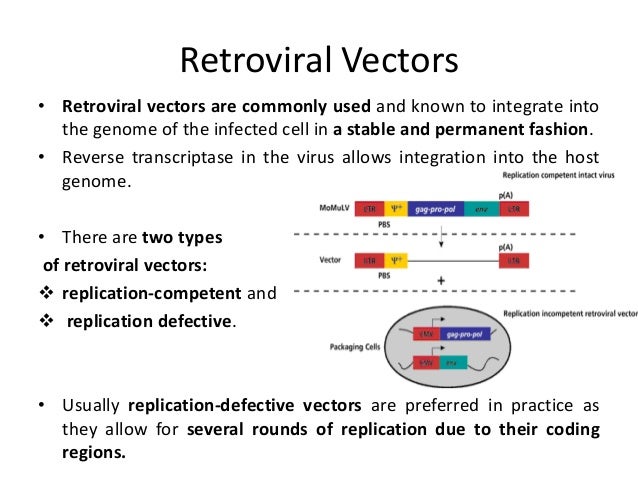 Viral vectors in virology