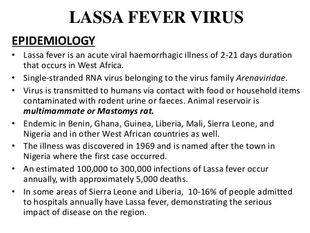 Viral zoonotic disease