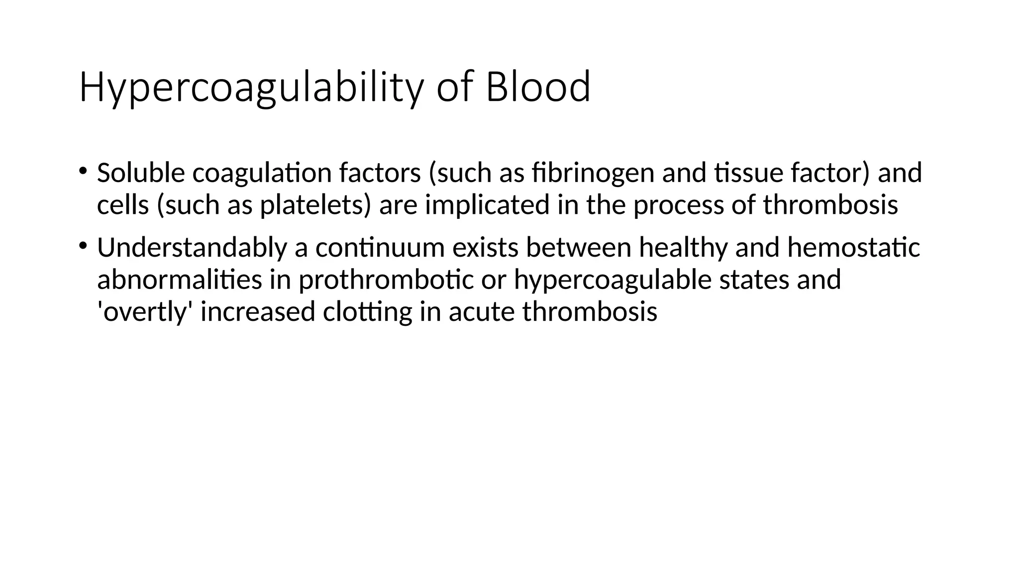 The Knowledge of Virchows Triad and its core | PPTX
