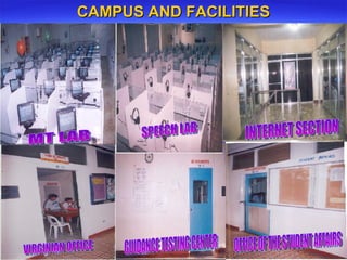 CAMPUS AND FACILITIES VIRGINIAN OFFICE INTERNET SECTION OFFICE OF THE STUDENT AFFAIRS GUIDANCE TESTING CENTER SPEECH LAB MT LAB 