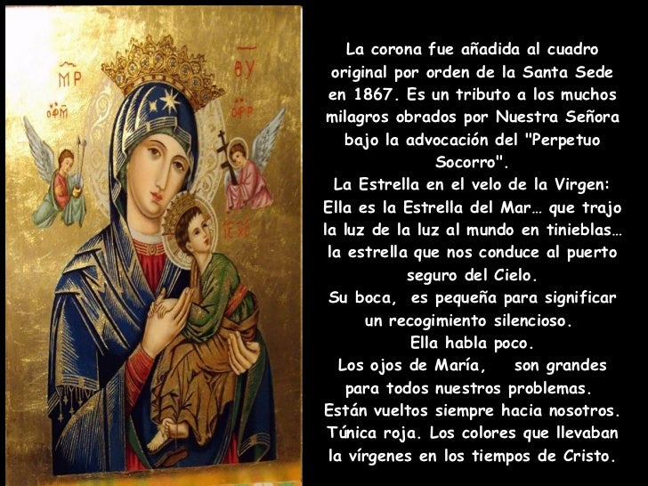 Virgen del perpetuo socorro Virgen del perpetuo socorro