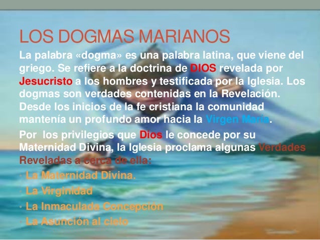 DOGMAS MARIANOS