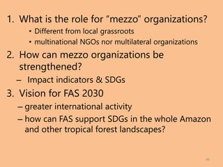 Lessons learned from sustainable development in the Amazon | PDF