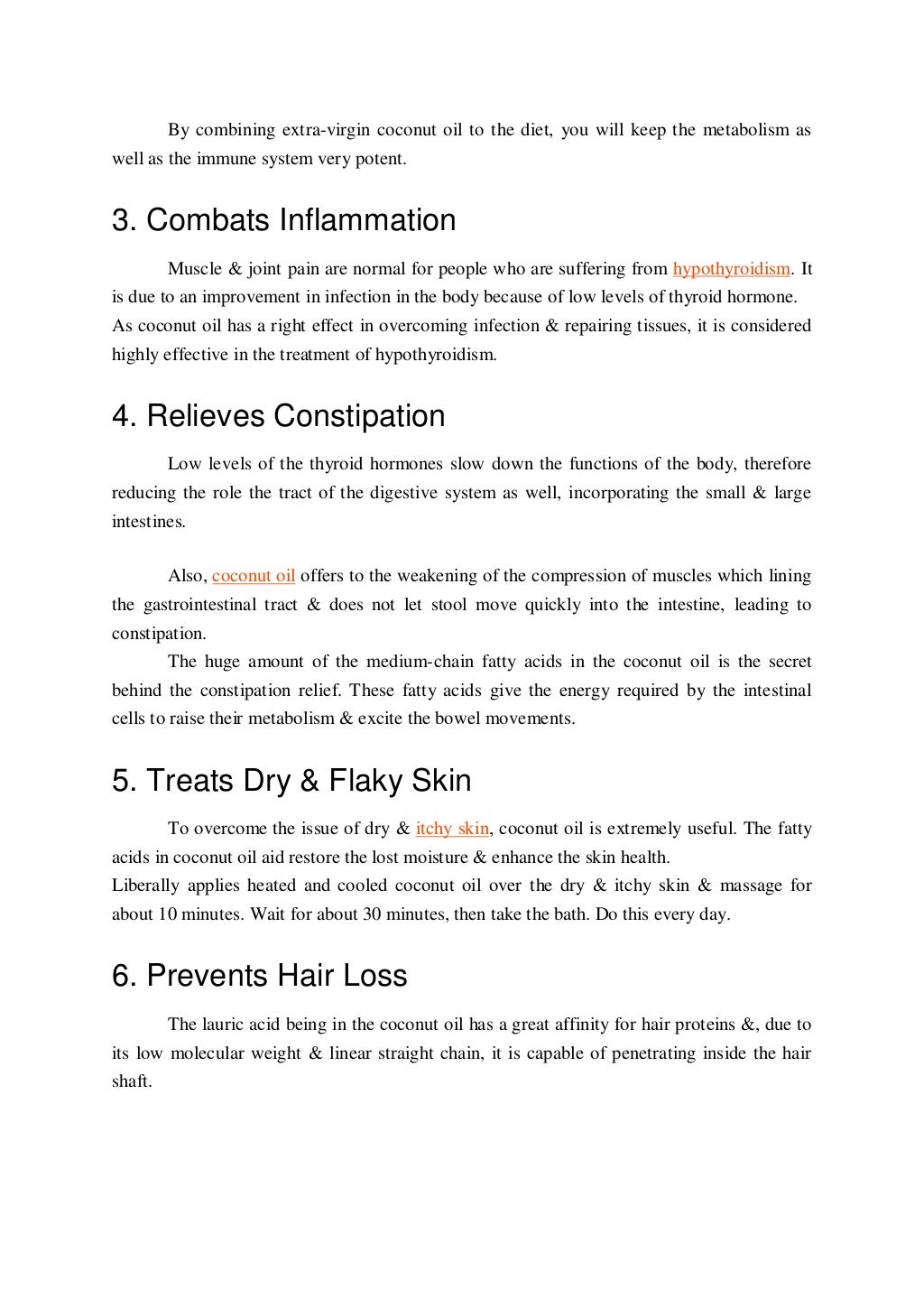 Virgin coconut oil benefits for thyroid health