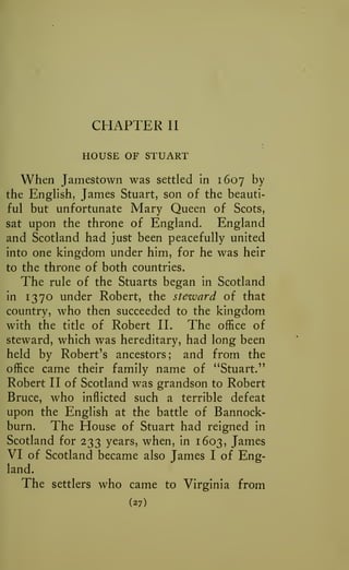 Nine Stuart Counties 35
the Duke of Gloucester, was then eleven years
old. Henry died of small-pox at the early
age of twe...