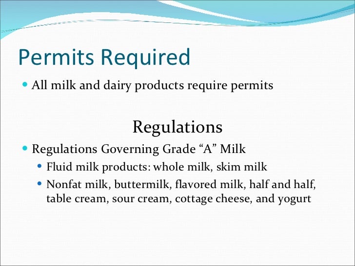Virginia dairy regulations
