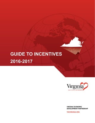 GUIDE TO INCENTIVES
2016-2017
 