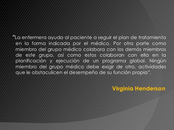 Frases De Virginia Henderson