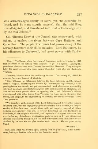 Virginia History - 1625 to 1685