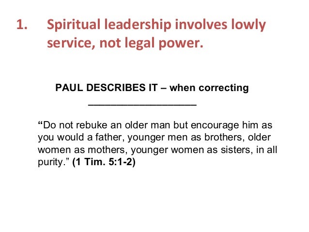 Church Leadership In The New Testament Church Leadership In The New Testament
