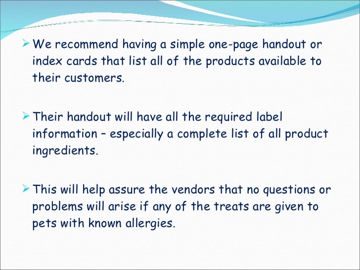 Virginia pet treat regulations