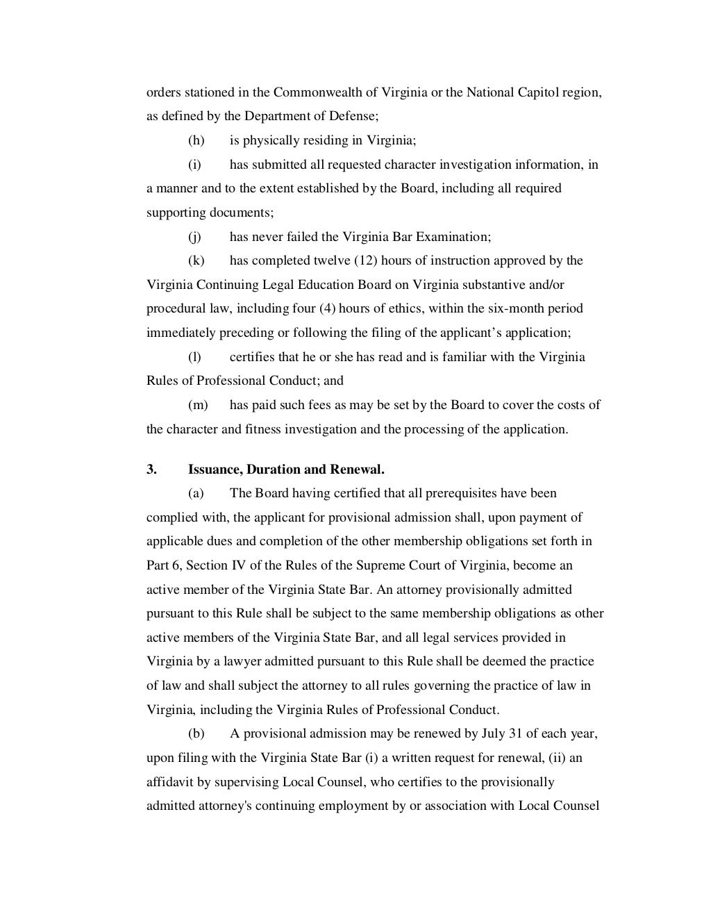 Virginia Rules of The Court