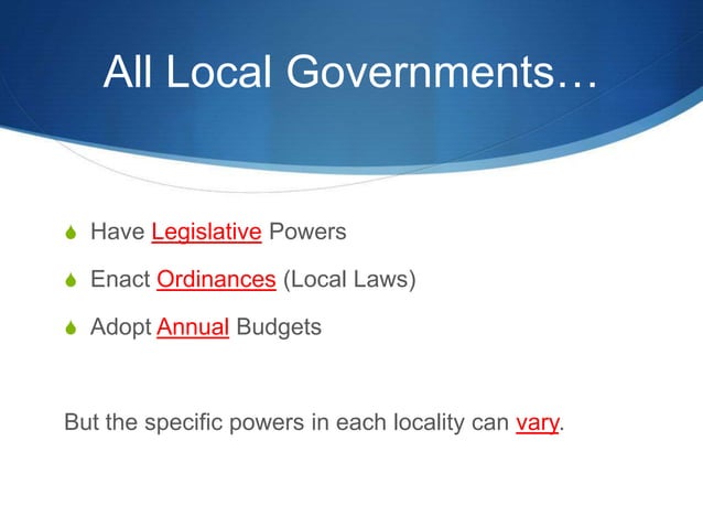 Virginia's local governments | PPT