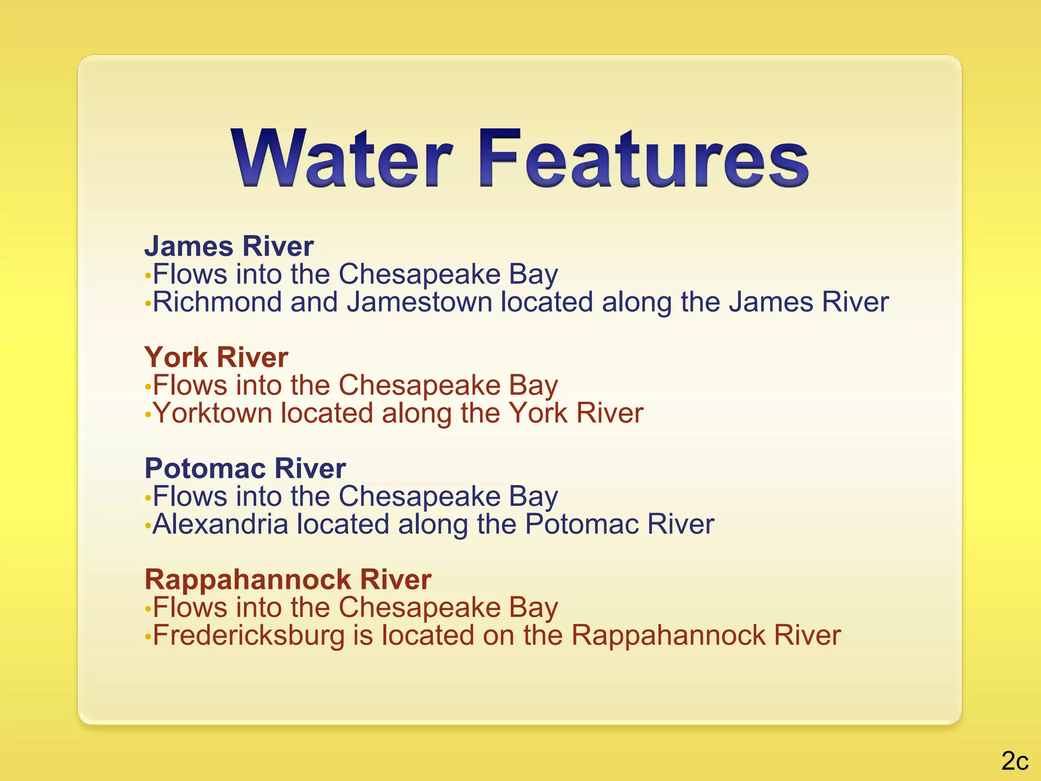  Source of many rivers  2b