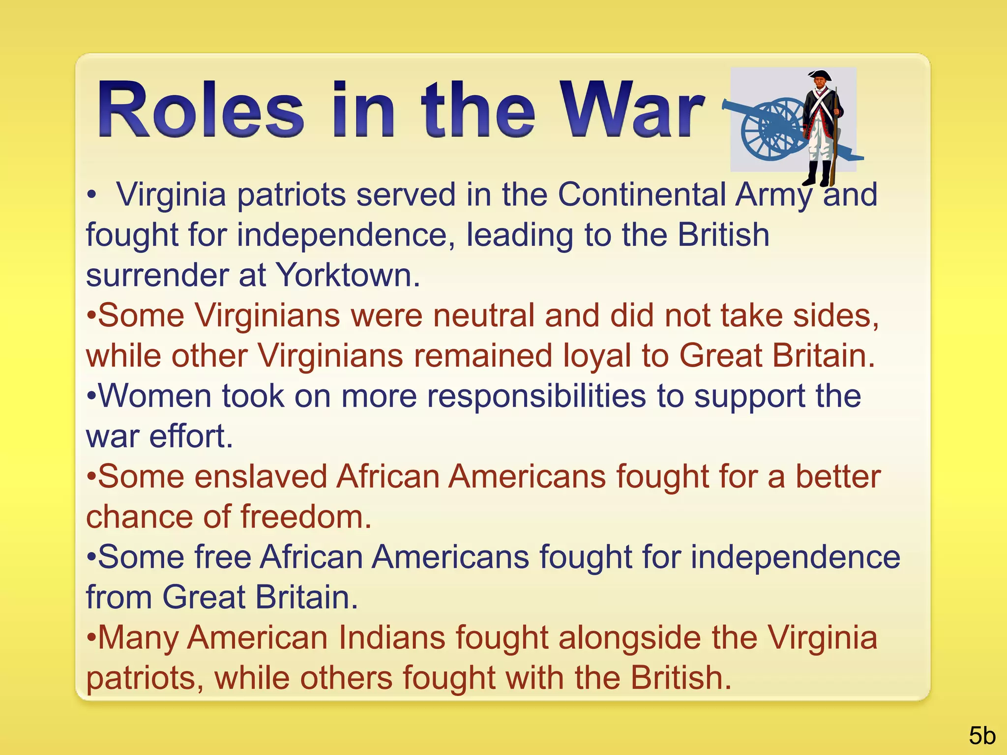 The arrival of additional women in 1620 made it possible for more settlers to establish families and a permanent settlement at Jamestown.    Arrival of Women  3e