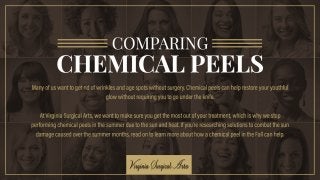 Comparing Chemical Peels