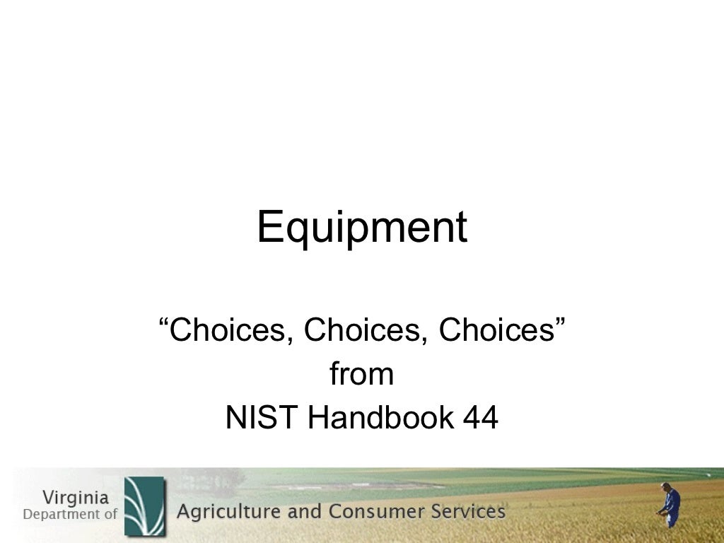 Virginia weights and measures regulations