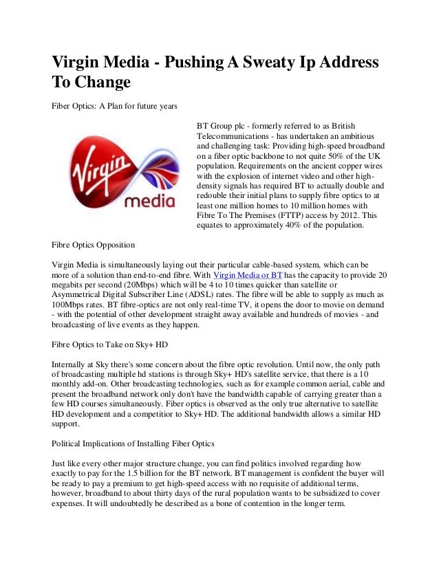 Virgin Media Ip Address >> Virgin Media Pushing A Sweaty Ip Address To Change Virgin Media Ip Address >> Virgin Media Pushing A Sweaty Ip Address To Change