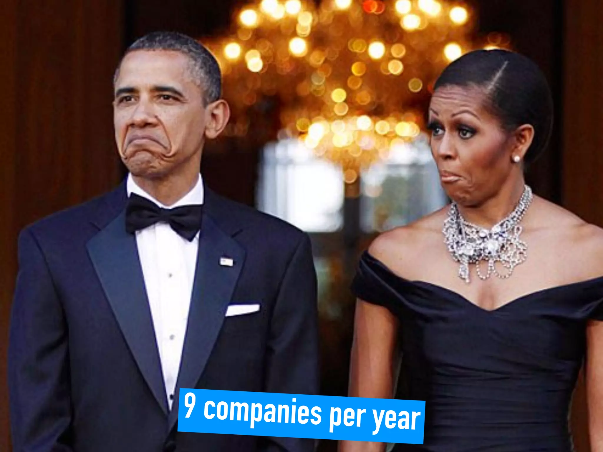 9 companies per year