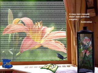 A meg nem vizsgált életet nem érdemes megélni .  S zók rat é s z 