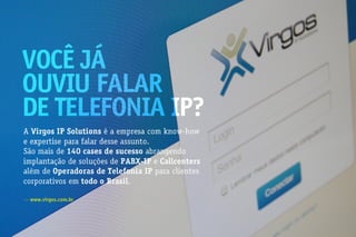 Apresentação: Virgos IP Solutions