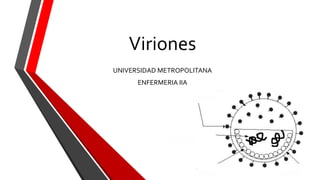 Viriones
UNIVERSIDAD METROPOLITANA
ENFERMERIA IIA
 