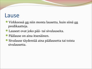 File Lause Virke ja lause | PPT