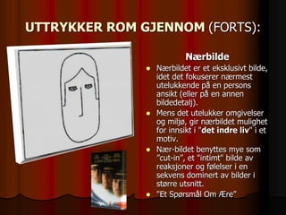 Filmkunnskap 2.Virkemidler | PPTX