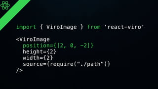 Building AR & VR Applications using React Native | PDF