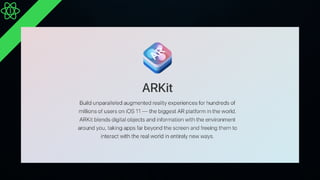 Building AR & VR Applications using React Native | PDF