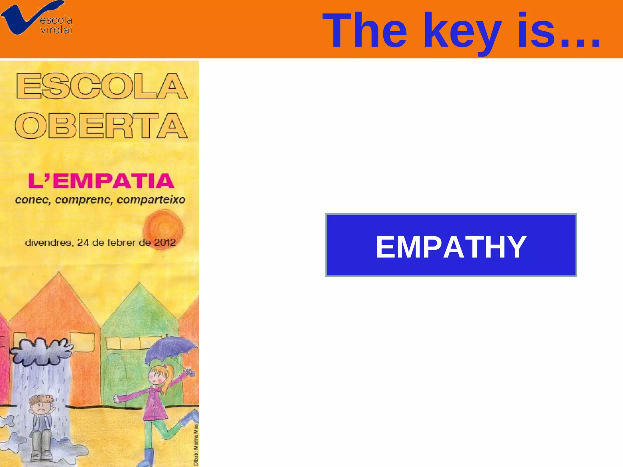 The key is…

EMPATHY

 