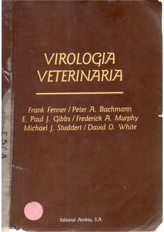 Virología Veterinaria Fenner