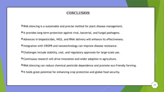 Role of RNA silencing in management of plant disease management | PPTX
