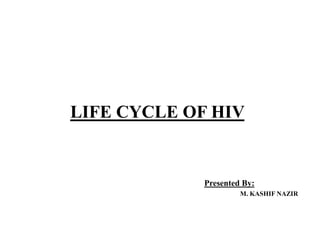 virology presentation.pptx life cycle of the hiv | PPTX