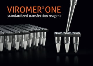 1
VIROMER®
ONE
standardized transfection reagent
 