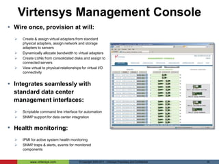 PCIe Gen 2Selection of I/O adapters