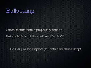 Live Migration is not a HA Solution 