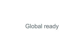 Global ready
 
