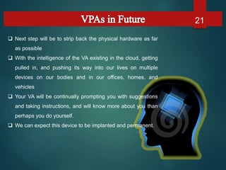 Virtual personal assistant | PPTX